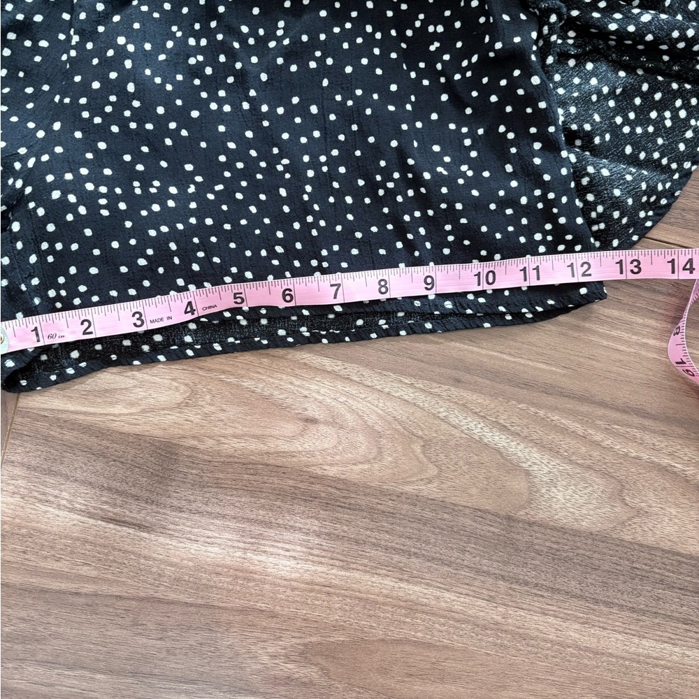 Zara Black Polka Dot Skort - Picture 5 of 9